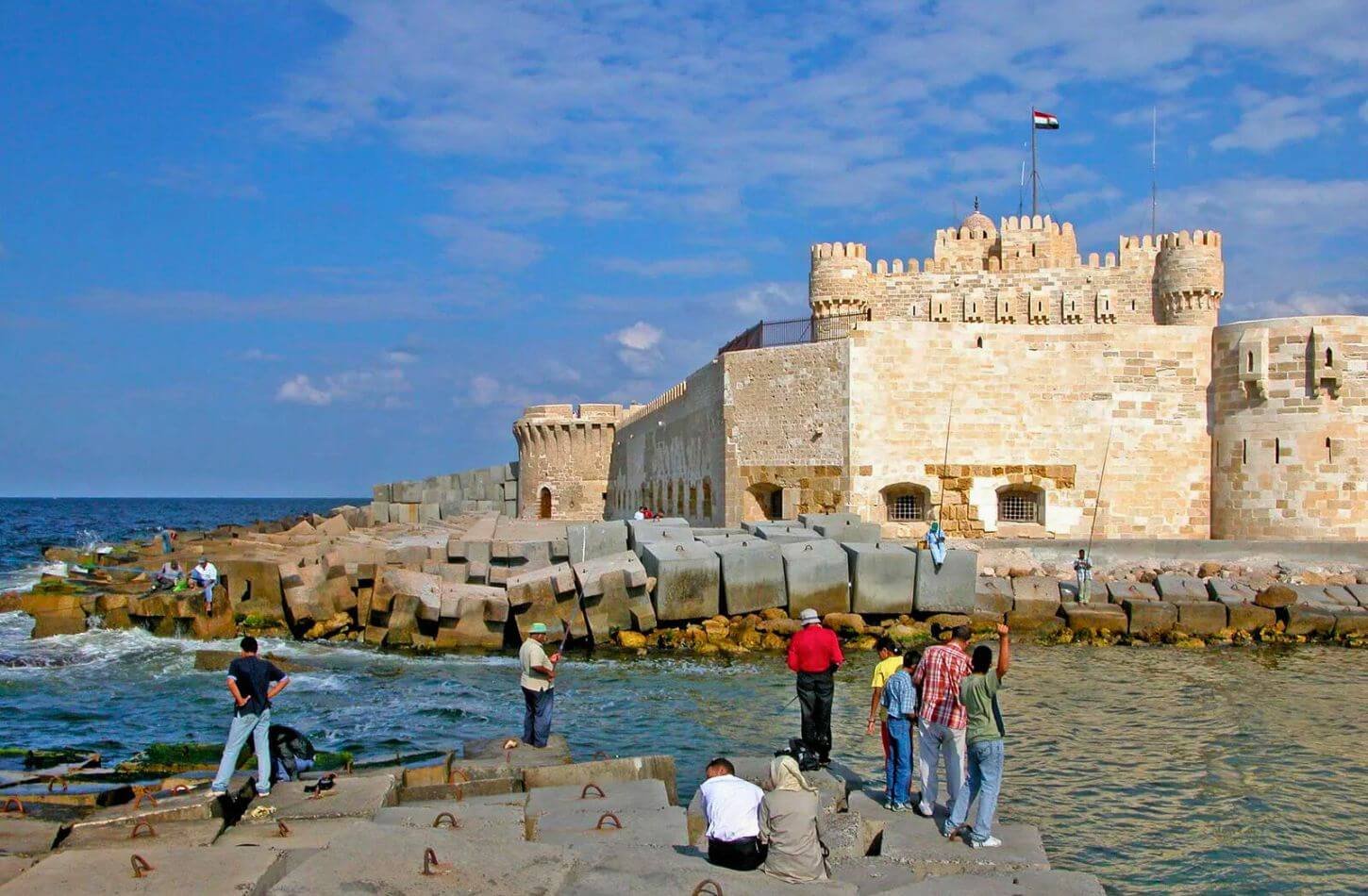 qaitbay fortress alexandria historic landmark