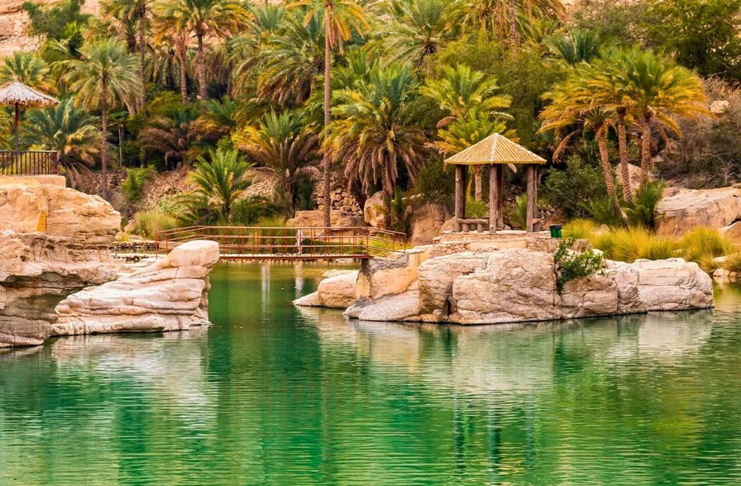 the famous Wadi Bani Khalid