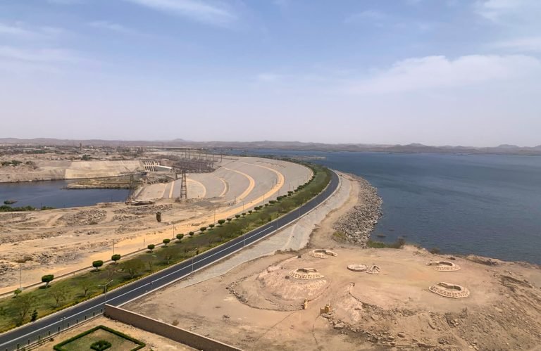 A wonderful shot of the Aswan High Dam