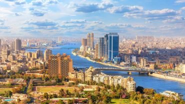 beautiful view cairo nile from egypt