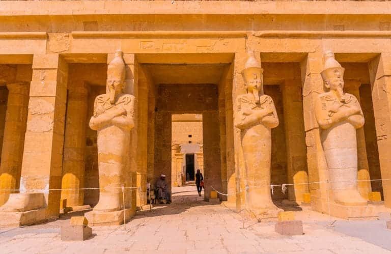 A picture of the entrance to the Temple of Hatshepsut in Luxor