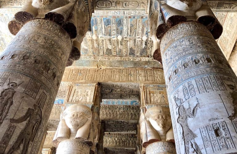 A wonderful picture from inside the Dendera Temple in Luxor