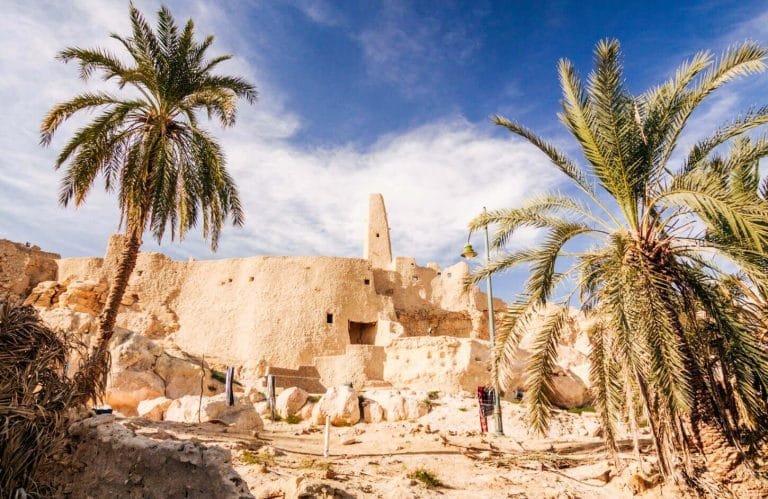 A wonderful picture of one of the buildings in Siwa