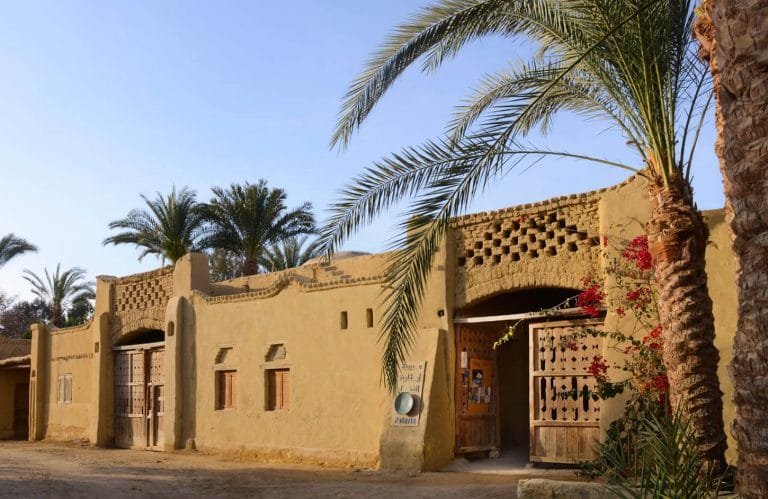 A wonderful picture of some houses from Tunis village in Fayoum