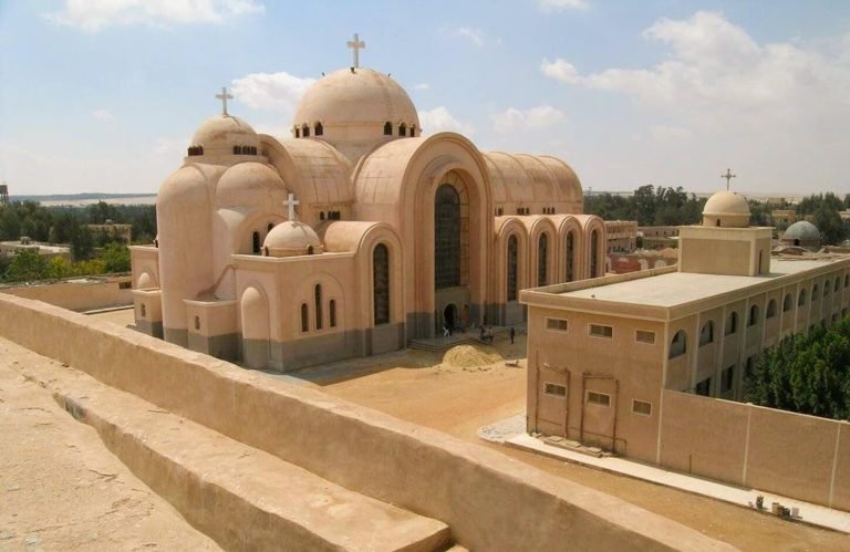 A wonderful picture of the monastery located inside Wadi El Natrun