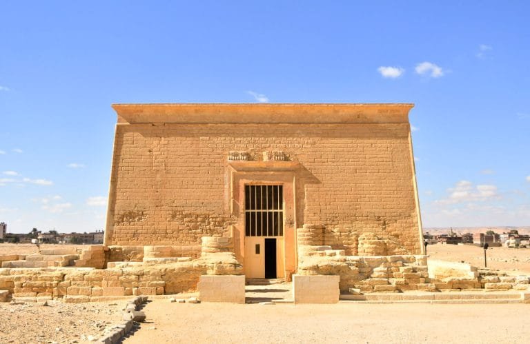 A wonderful shot of Qarun Palace in Fayoum