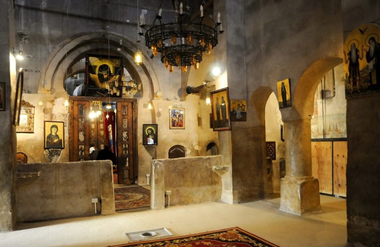 Amazing shot from inside the Syriac Monastery in Wadi El Natrun