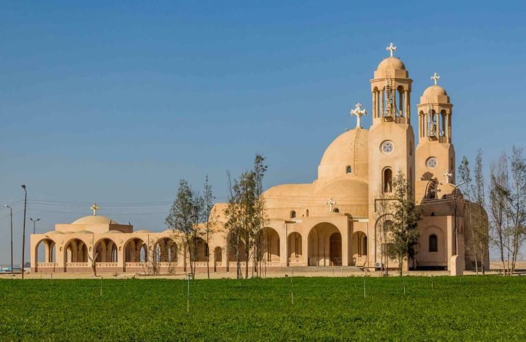 Amazing shot of a monastery inside Wadi El Natrun