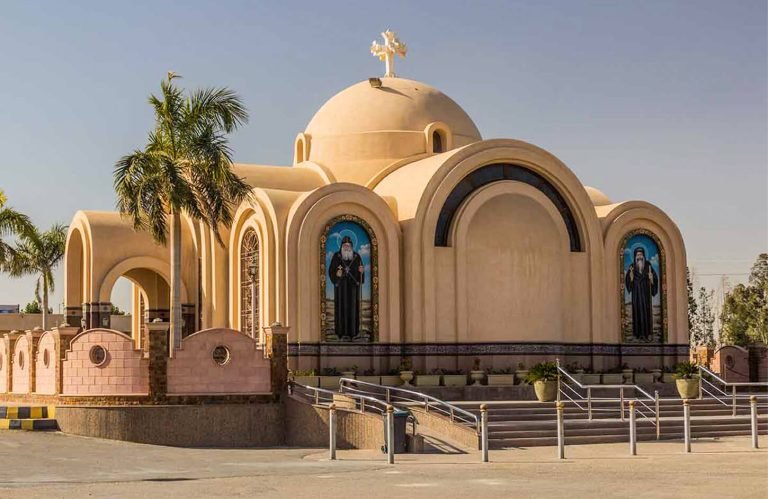 Amazing shot of the Syrian Monastery in Wadi El Natrun