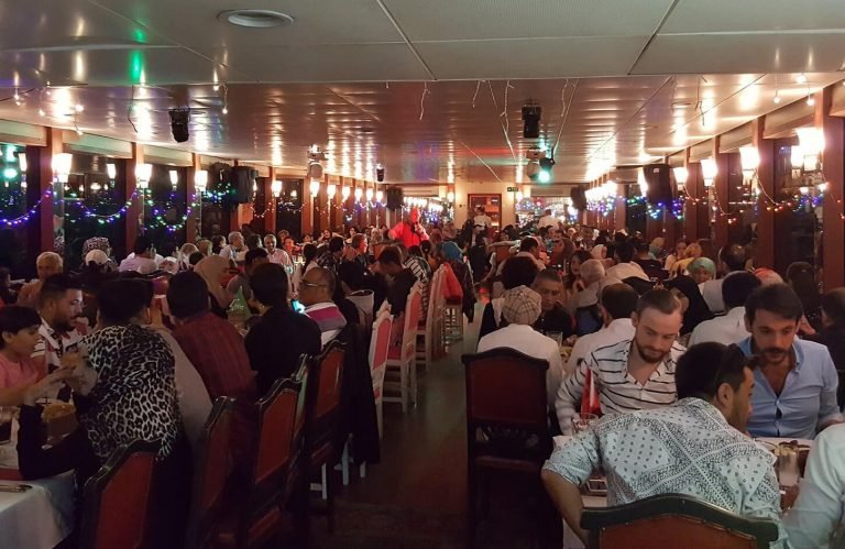 Great photo of a dinner cruise on the Bosphorus