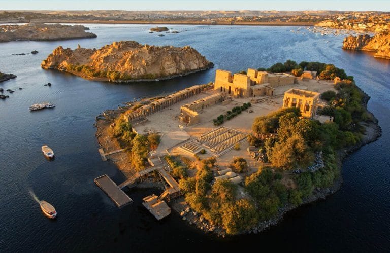 Philae Temple Island from the top