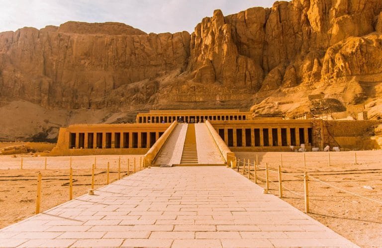 The magnificent temple of Queen Hatshepsut