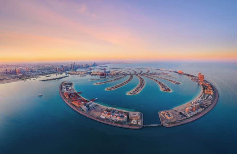 Very beautiful picture from Dubai to Palm Jumeirah