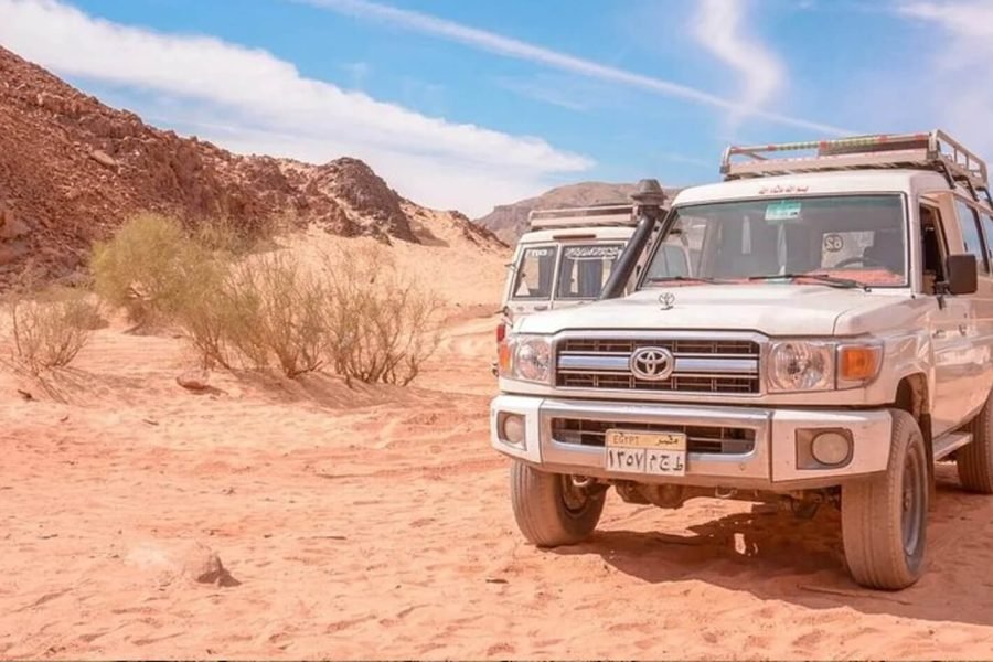 Very beautiful picture on a jeep safari trip from Marsa Alam