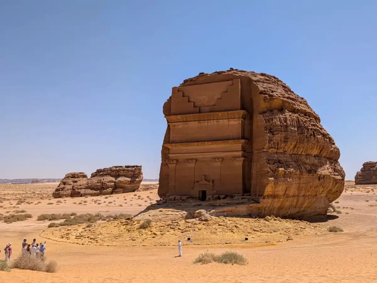 A stunning view from the city of Al-Ula in Saudi Arabia
