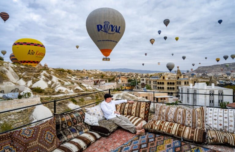 A great photo of some hot air balloon rides in Cappadocia