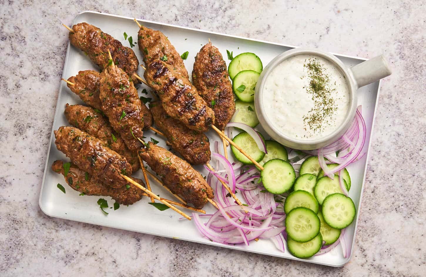 A wonderful picture of the Kebab and Kofta dish