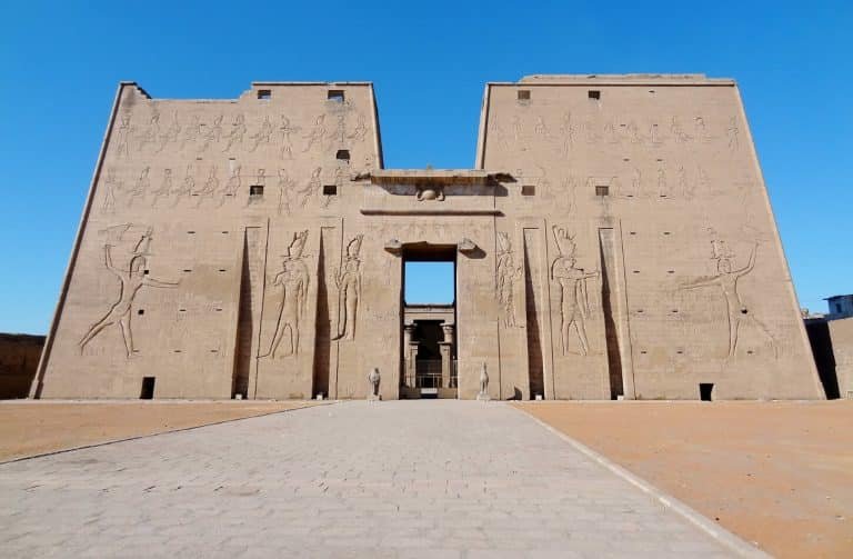 From one of the wonderful pictures to Edfu Temple