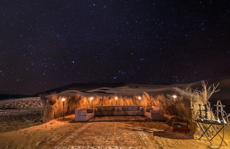 a great shot of stargazing at night