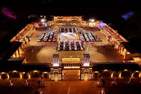 amazing shot from above arabian heritage