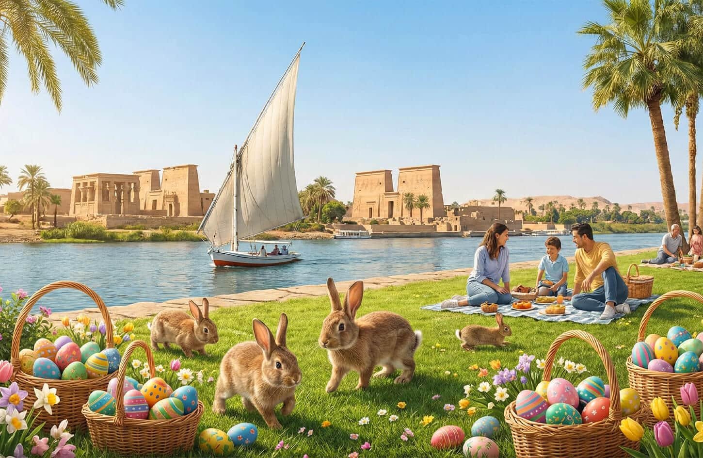 A wonderful picture from Easter celebrations in Egypt