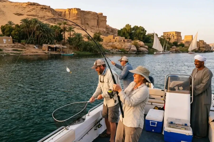 7 Days Aswan Luxury Fishing Safari Adventure