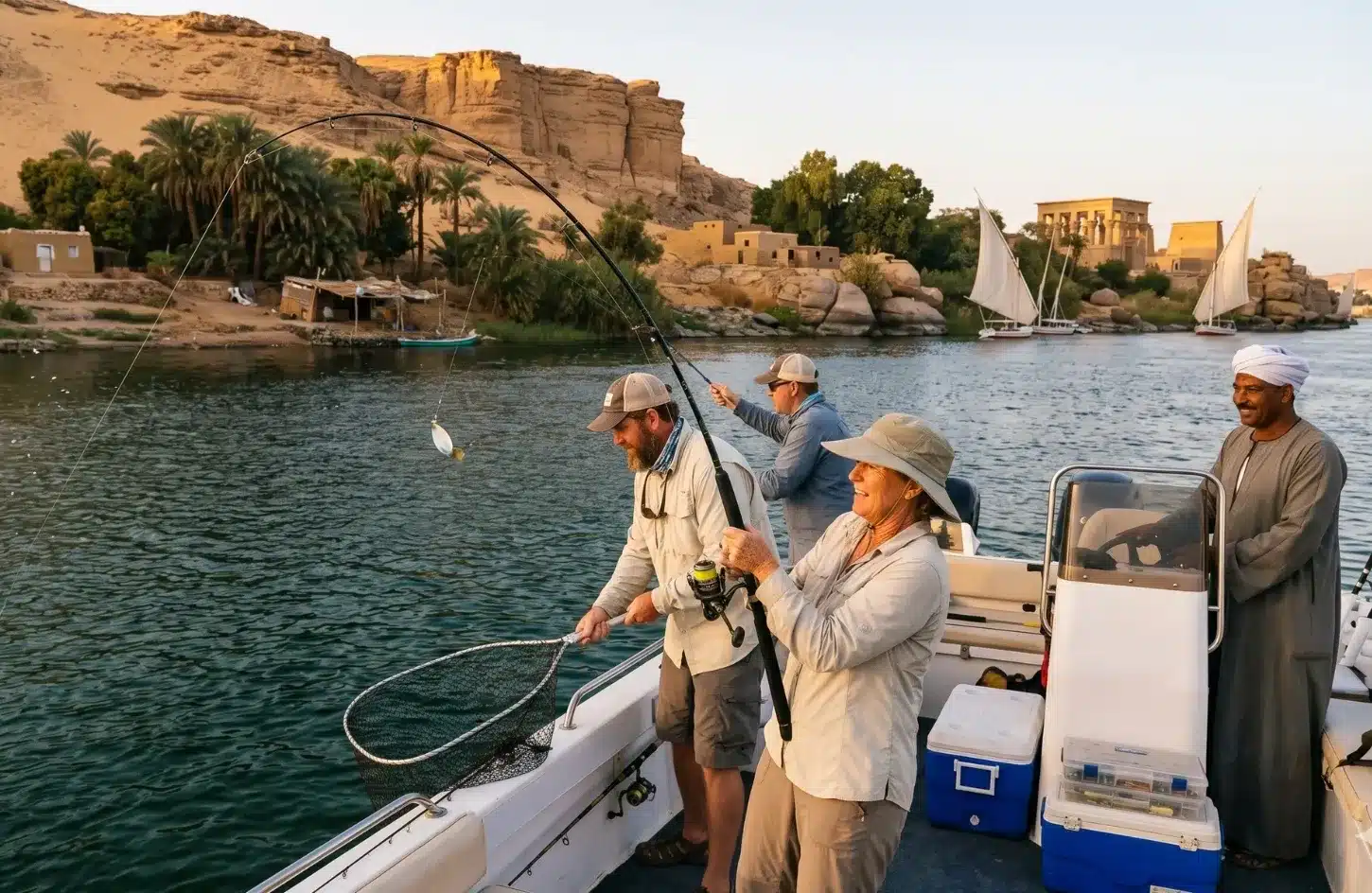 7 Days Aswan Luxury Fishing Safari Adventure