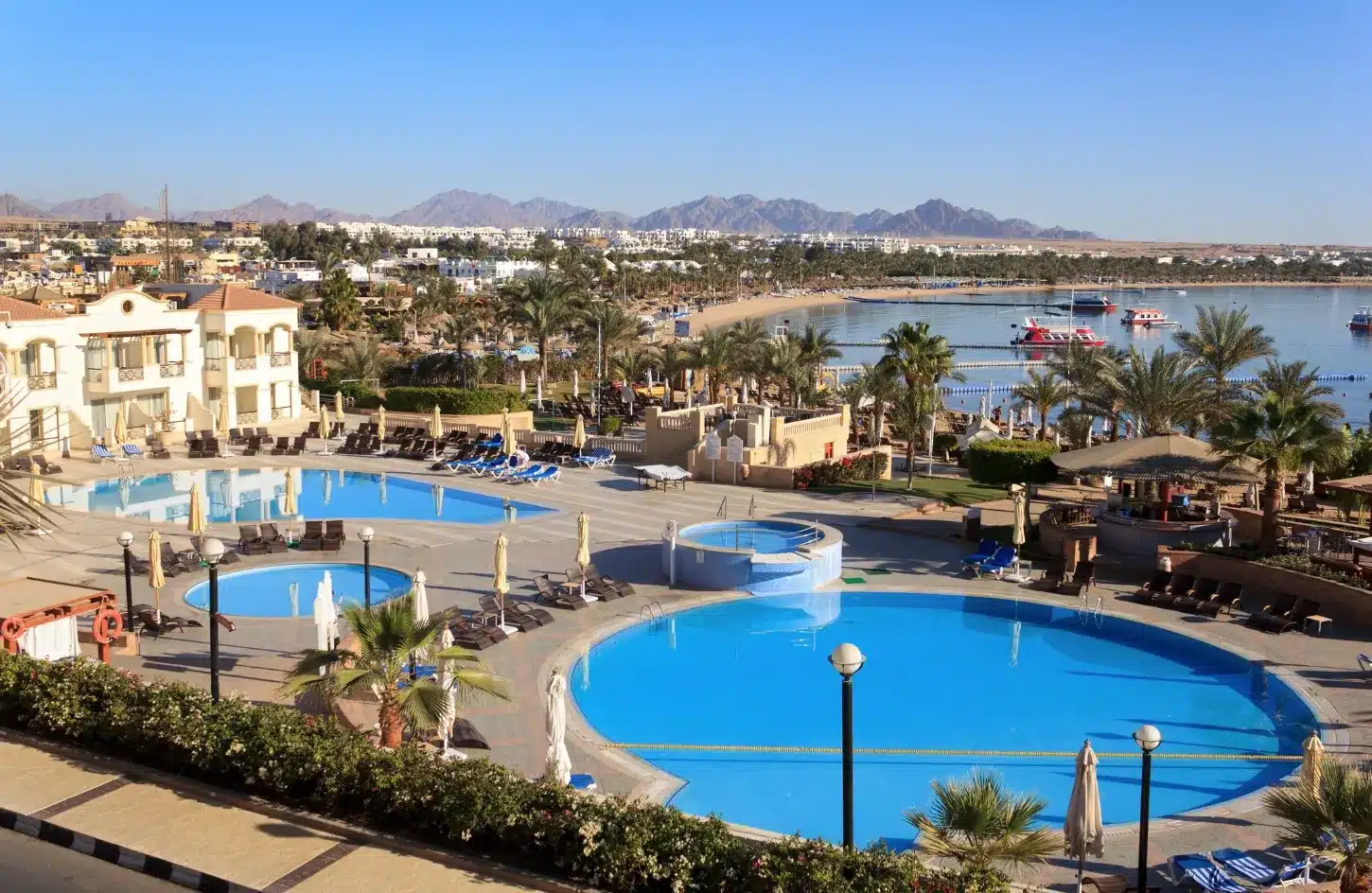 A picture of one of the most beautiful resorts in sharm - Best Resorts in Egypt