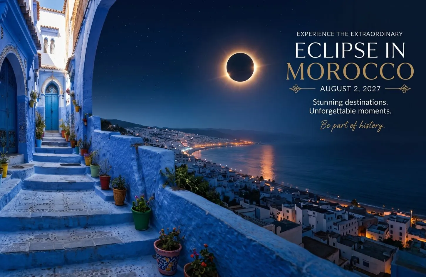 Morocco Eclipse 2027: Wonders of Earth & Sky