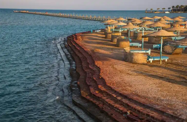 A stunning photo from one of Hurghada's beaches