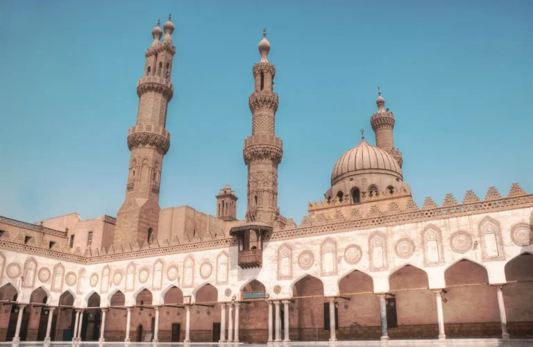 A wonderful picture from inside Al Azhar Mosque
